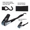 XSTRAP STANDARD Ratchet Tie Down Straps 4 Pk 10 Ft-