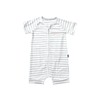 Bonds Baby Zippy - Zip Romper Wondersuit, Grey & White