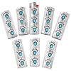 Navajo Turquoise Silver Lighter Case Cover Three Sterling Bear Paws