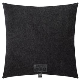 Zoeppritz 702291-960-50x50 Soft Fleece Cushion Cover with Distinctive Cashmere Handfeel, Colour: 960 Anthracite Mel., Easy Care, Suitable for Allergy Sufferers, Dimensions: 50 x 50 cm