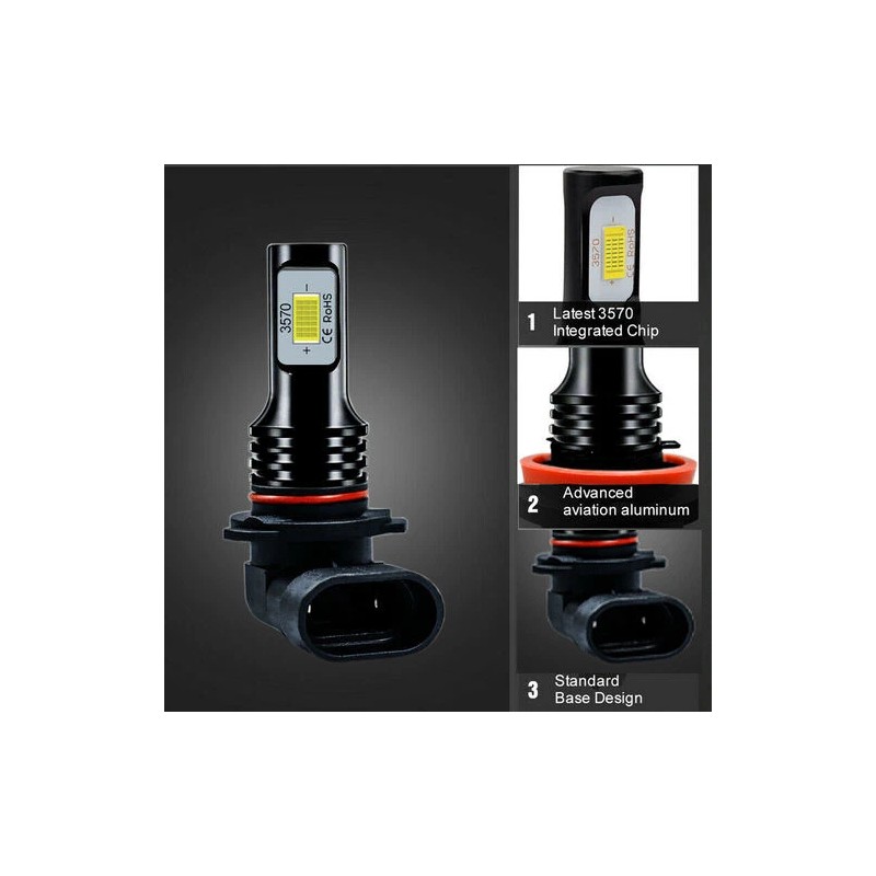 SHENKENUO 8000K For C/K1500 K2500 K3500 1990-1998 4x LED Headlight
