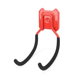 Prime 1 PR1ME 1 Pack Garage Garden Tool Organizer Wall Mount Hooks,Support 33lbs, Heavy Duty Metal Storage Hooks for Power Tool,Hand Tool,Bike,Hoses,Broom,etc