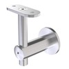 Handrail Bracket Stainless Steel 316 Round (Satin Stainless Steel)