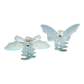 Mibella Beauty & Co Trend Schmetterling Haarklammern, 4 Stück, Hellblau, Butterfly, Haarschmuck - 28609