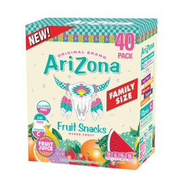 AriZona Mixed Fruit Fruit Snacks - 0.9 oz, 40 count Box