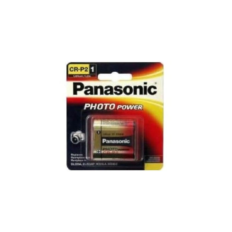 Panasonic 8 x CR-P2 (223A) 6 Volt Lithium Batteries (On