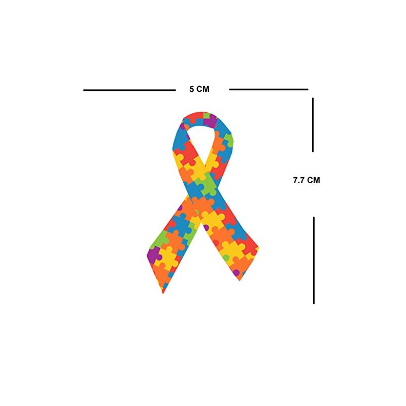 inking house SET OF 2 X Autism Awareness Iron on