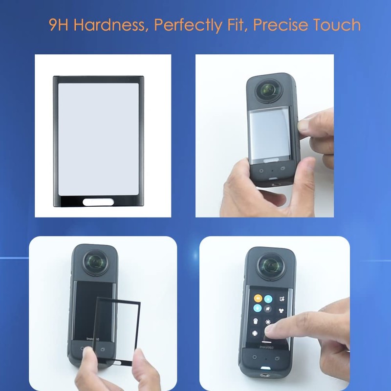 Fotoleey Lens Protector with Tempered Screen Protector for Insta360 X3
