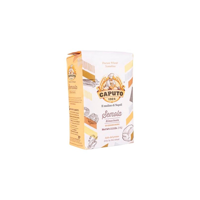 Antimo Caputo Semolina Flour 2.2 LB (Pack of 2) Bulk