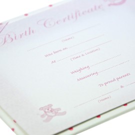 Mousehouse Gifts - Baby Girl Footprint Keepsake Kit, Clay Casting Set for Christening Memories