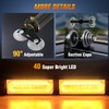 Nilight 40LED Amber Emergency Strobe Traffic Advisor Light Bar with
