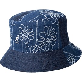 Kangol Denim Mash Up Bucket - Medium Blue Floral/M Bucket Hat