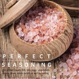 The Spice Lab Himalayan Salt - Coarse 1 Pound - Pink Himalayan Salt is Nutrient and Mineral Dense for Health - Gourmet Pure Crystal Kosher & Natural Certified