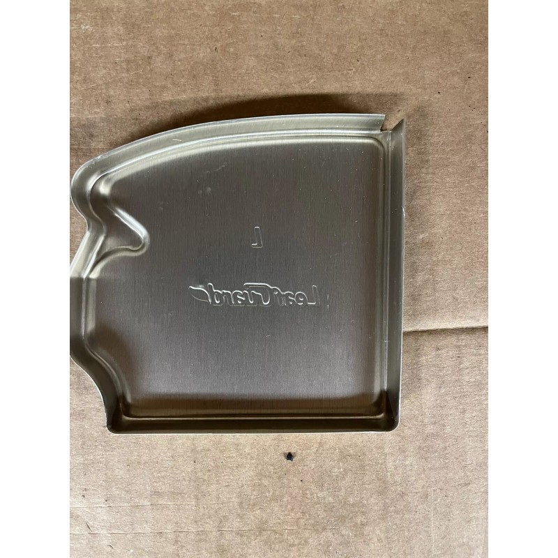 LEAFGUARD Eggshell LEAF GUARD Aluminum SEAMLESS Gutter Left End Cap
