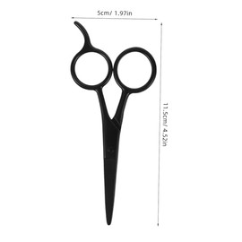 Men's Stainless Steel Beard and Eyebrow Scissors 2-piece Grooming Set for Precision Trimming Stylish and Sturdy