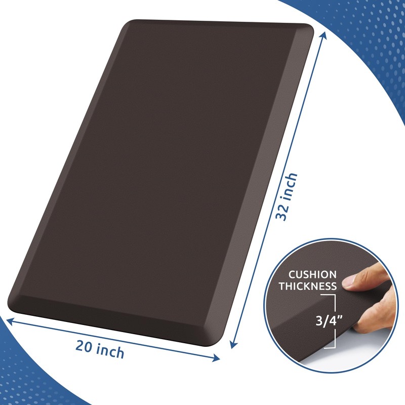 KitchenClouds KitchenClouds Kitchen Mat Cushioned Anti Fatigue Rug 20"x32" Waterproof,