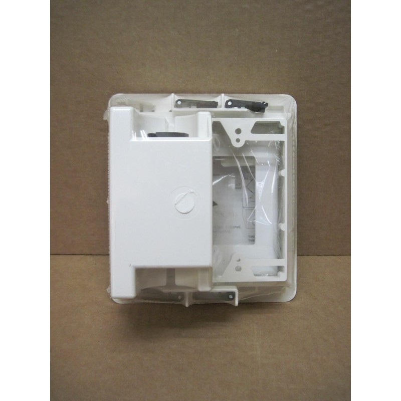 Arlington TVBU505 Two-Gang Paintable Recessed Electrical Box