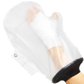 【看護師推奨】 SPARKLE SKY ギプスカバー 手首 防水カバー ギブスシャワーカバー 手 繰り返し使える 大人 包帯カバー お風呂カバー (大人の手首用 33cm)