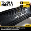 4 Mil Black Plastic Sheeting Roll, 4 FT x 100