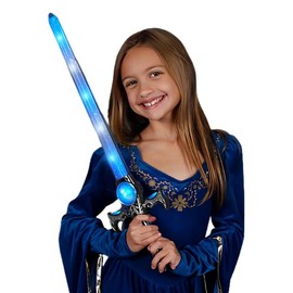 blinkee Glowing Medievil Ice Knight Sword | Blue LED Lights with 6 Function Modes