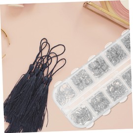 TEHAUX 1200Pcs Iron Jump Rings for Jewelry Making Crafting Essential for Necklaces Earrings Keychains and DIY Projects Convenient and Versatile Open Rings