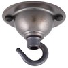 ElekTek 65mm Diameter Ceiling Chandelier Plate with Hook Bronze
