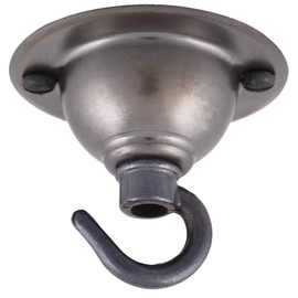 ElekTek 65mm Diameter Ceiling Chandelier Plate with Hook Bronze