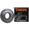 2PCS TIMKEN 6203-ZZ Double Metal Seal Bearings 17x40x12mm, Pre-Lubricated and