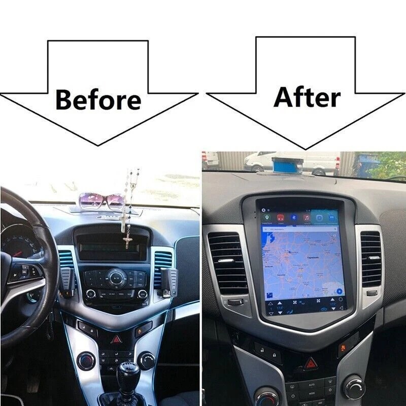 Nhopeew For Chevy Cruze 2009-2015 Car Apple Carplay w/Camera Android