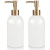 Natheeph 14OZ Ceramic Soap Dispenser Ceramic Soap Pump Dispenser Can