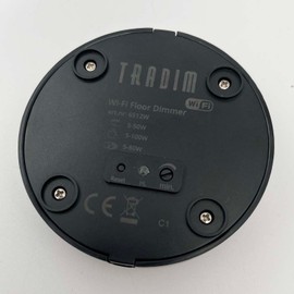 LED Wifi Dimmer 100 W 230 V/230 V Foot Dimmer Cord Dimmer for HV Lamps Alexa/App Controllable (Black)