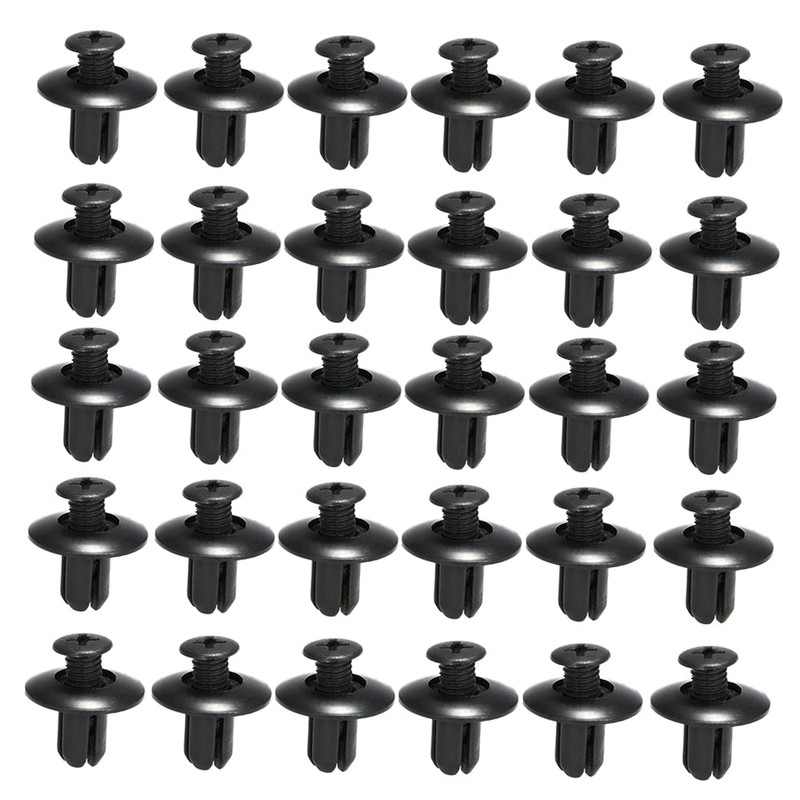 190pcs Car Body -Trimmklammern, 6 Größen Plastikauto -Retainer -Clips Universal