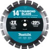 Makita E-02587 14" Diamond Blade, Segmented, Soft Material