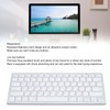 Ultra Thin Keyboard BT Wireless Splashing Proof Bilingual Language Keypad