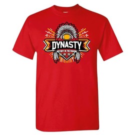 Kansas City Dynasty - History in The Making Men's T-Shirt for Football Fans (Red Shirt,M)