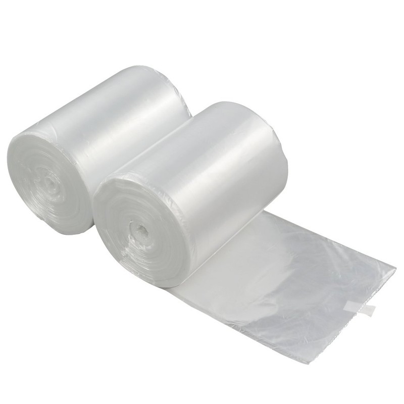 Yubine 2.6 Gallon Clear Trash Bags, Small Garbage Bags for