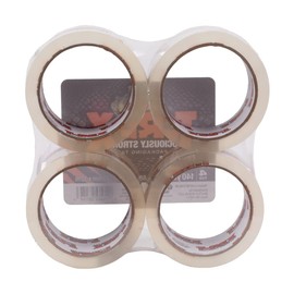 T-Rex Clear Packing Tape Refill Rolls, 4 Pack 48mm x 32m