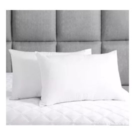 CARLA DEPOT - PRIMOR Almohadas 2 Pack Estándar Microfibra Media Con Cierre Color Blanco