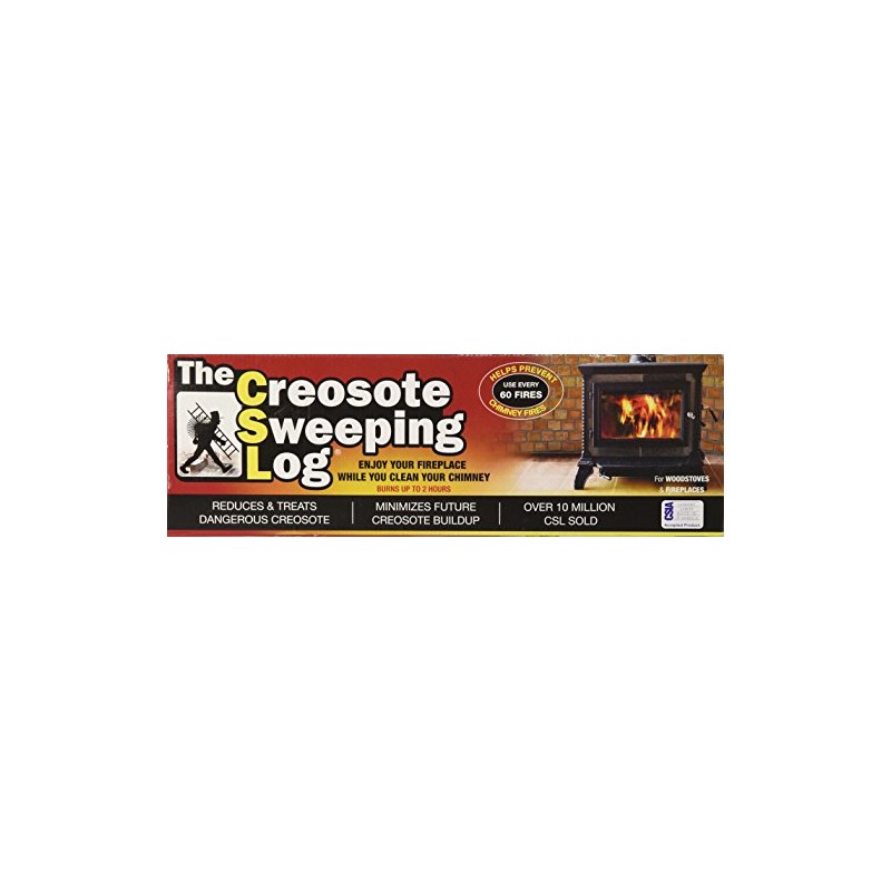CSL Creosote Sweeping Log, 1 Each