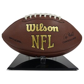 SAFTGARD SUPPLIES Acrylic Football Basketball Black Base Stand