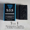 ANTIGUA BOTICA, S.O.S SKIN OPTIMAL SYSTEM, Jabón facial con carbón