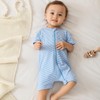 Feidoog 2PCS Baby Boys and Girls' Summer Short Sleeve One-Piece