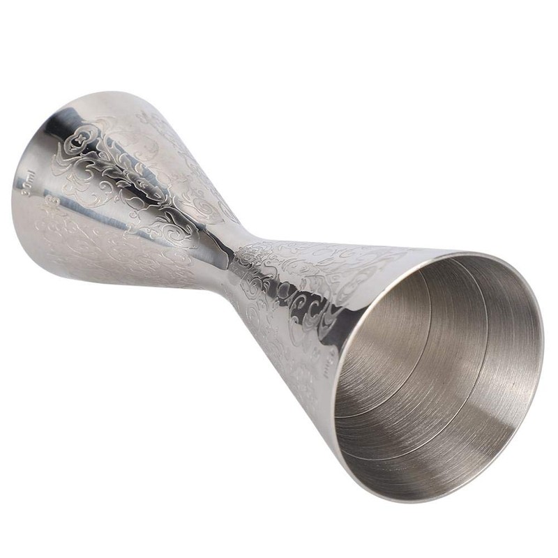 Haofy Jigger de Cóctel de Acero Inoxidable 30ml / 45ml,