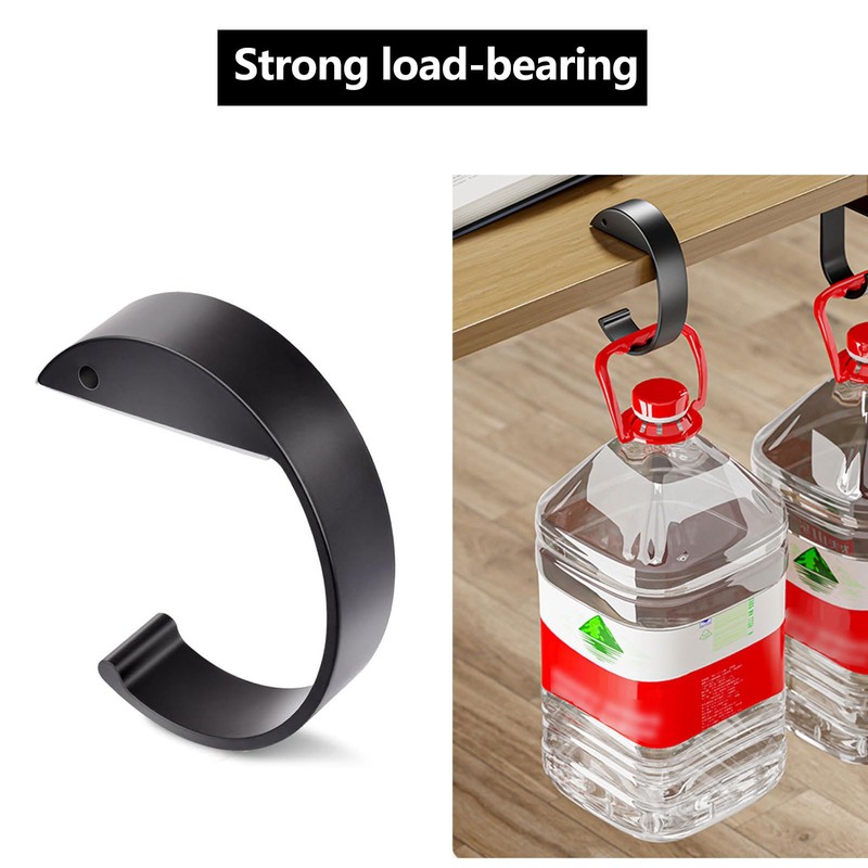 KISOY 2PCS C Shape Purse Hook for Table Handbag Hanger