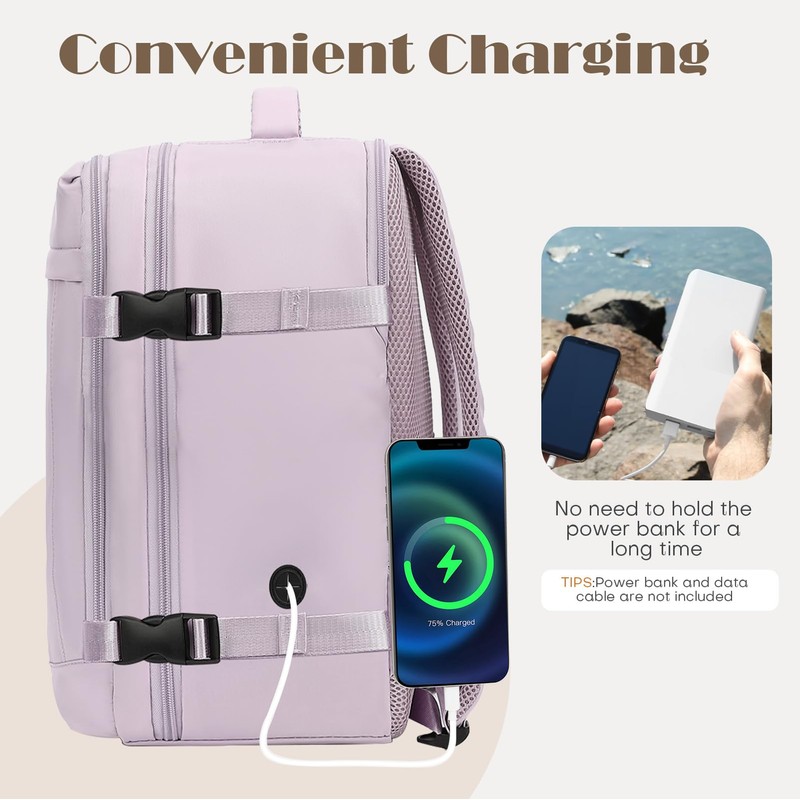 Yankony Airplane Cabin Travel Backpack 45 x 36 x 20