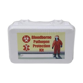 Kemp USA Bloodborne Pathogen Kit in Plastic Case