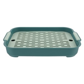 POPETPOP Bunny Litter Box Rabbit Toilet Tray Rectangular Pet Potty Trainer Pan Training Bathroom for Small Animals Guinea Pigs Chinchilla Ferret