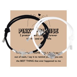 AINILOVE Spider Bracelets for Couples Heart Mutual Attraction Relationship Bracelet Spider Friendship Matching Bracelets for Couples Girlfriend Boyfriend BFF Best Friends