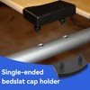 12 Pcs Plastic Bed Slat Holders, Bed Slats Holders, Black