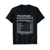 Funny Rheumatologist Nutritional Facts A Rheumatology Expert T-Shirt